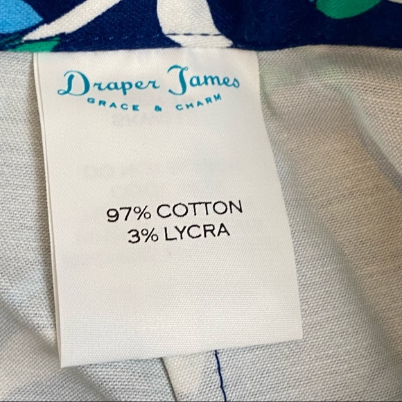 Draper James Floral A line Skirt Graceland Blue - Picture 10 of 11